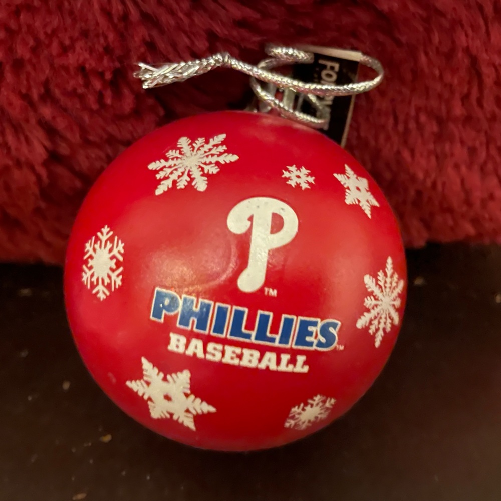 ornaments Phillies baseball team lot of all different kinds together. Total 66